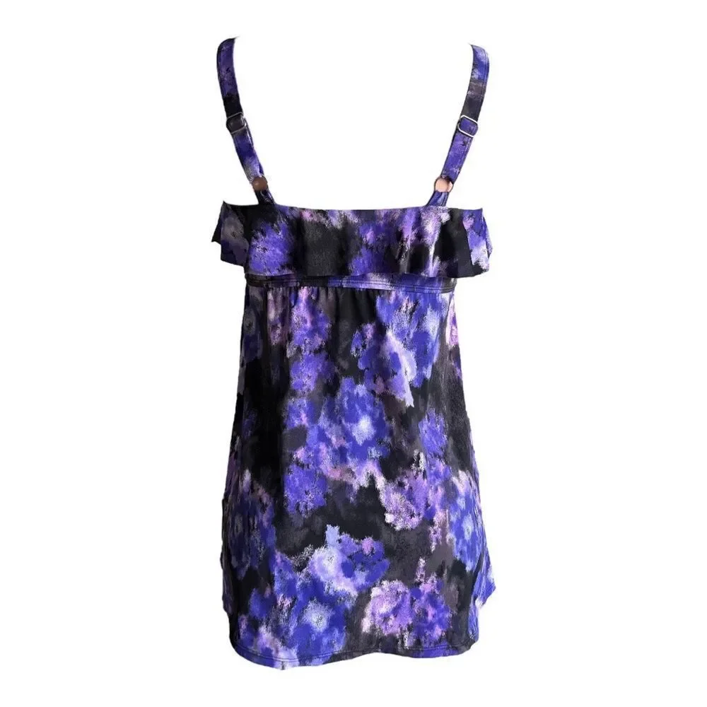 Denim&Co features ruffled